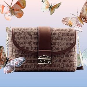 NEW!! Juicy Couture Brown Crossbody Bag